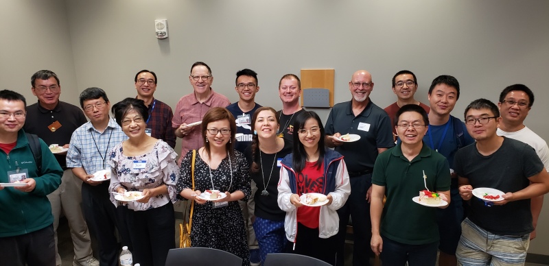 Fairwell party for Xiaolan in Aug 2019